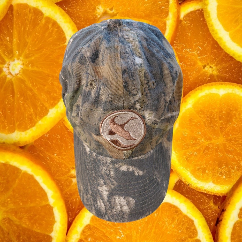 Gander Mountain Camouflage Duck Patch Adjustable Strapback Baseball Hat OSFM